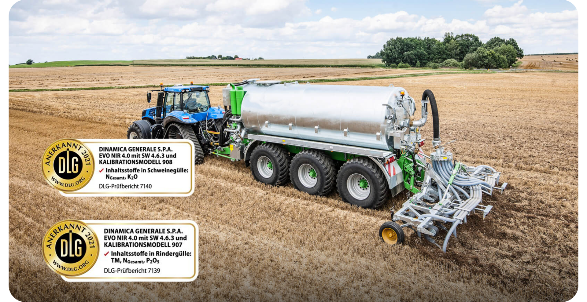 EVONIR 4.0 is now DLG Certified for Pig and Cow Slurry