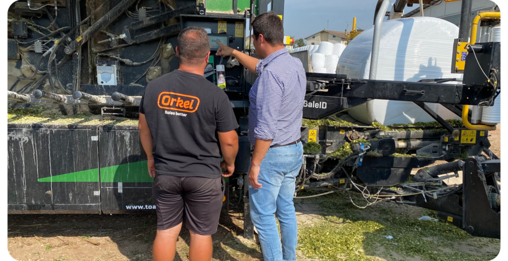 Toaiar Saggiorato - EVONIR geïnstalleerd op Orkel DENS-X om de silagekwaliteit te verbeteren